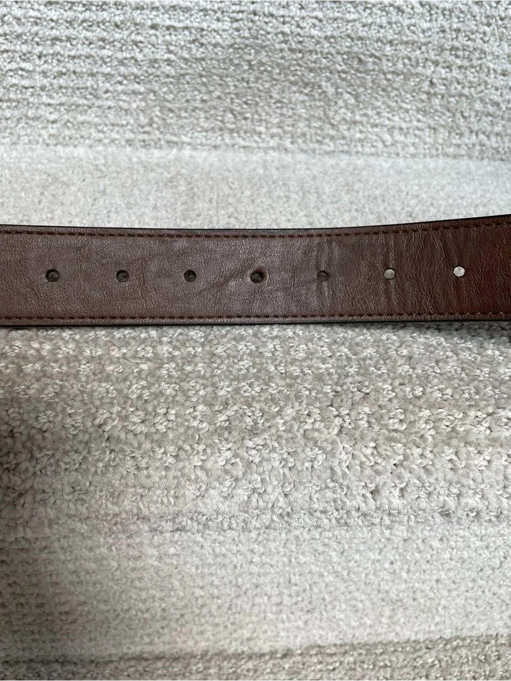 Columbia Men’s Leather Top Black Brown Reversible Belt Size Medium 34-36